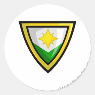 Team Brightvale Logo Runder Aufkleber