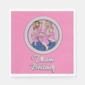 Team Britney Napkins Serviette (Vorderseite)