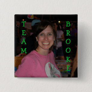 Team Brooke Bild-Knopf Button