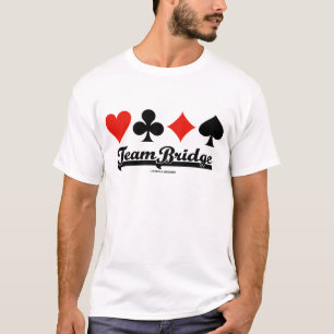 Team-Brücke (vier Karten-Anzüge) T-Shirt