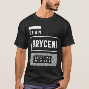 Team Brycen Lifetime Personalisiert Name T-Shirt