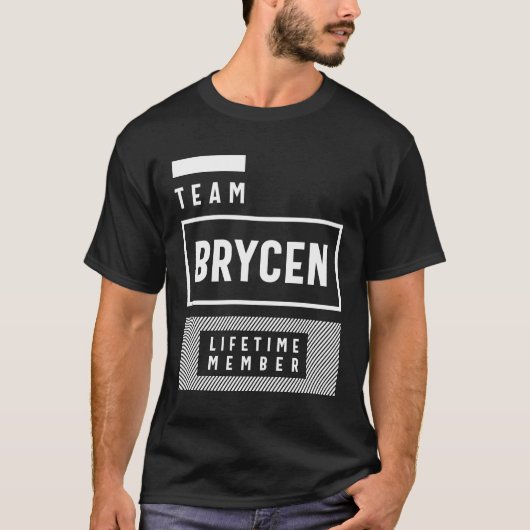 Team Brycen Lifetime Personalisiert Name T-Shirt (Vorderseite)