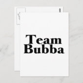 Team Bubba Postkarte (Vorne/Hinten)