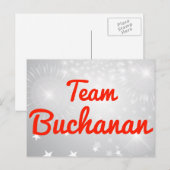 Team Buchanan Postkarte (Vorne/Hinten)