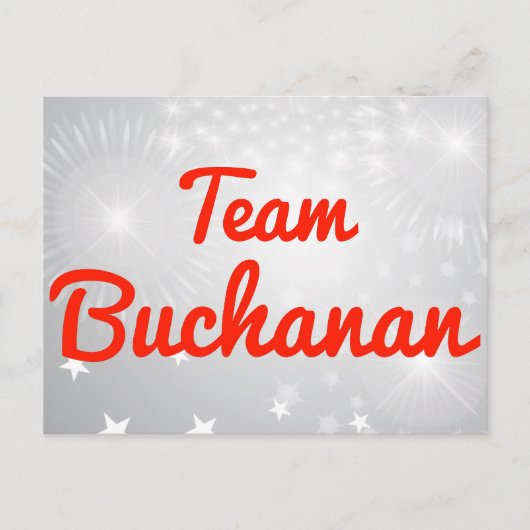 Team Buchanan Postkarte (Vorderseite)
