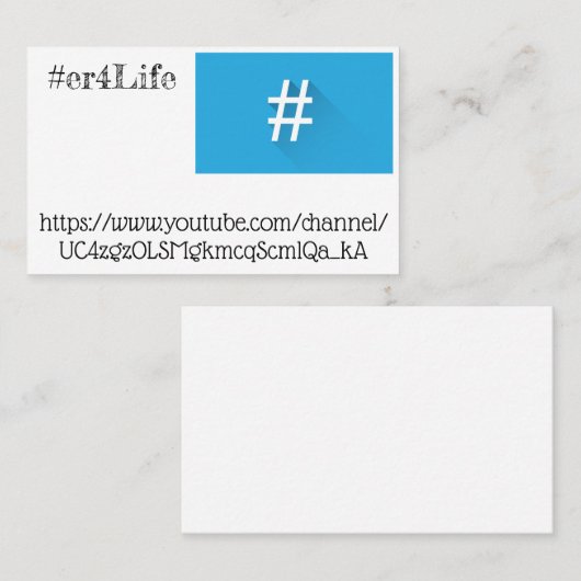 Team # Buissness Karten (Vorne/Hinten)