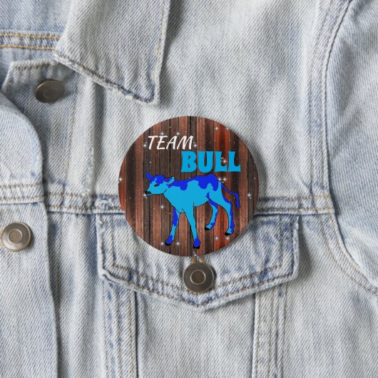 "Team Bull" - Rosa-Genderdarstellung Button (Beispiel)