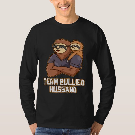Team Bullied Husband Naughty Daddy Playful Dad Pu T-Shirt (Vorderseite)