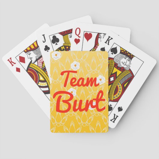 Team Burt Spielkarten (Rückseite)