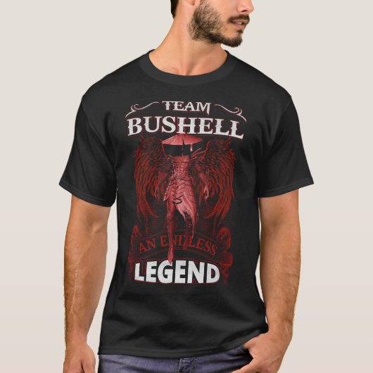 Team BUSHELL - Ein endloses LEGEND T-Shirt (Vorderseite)