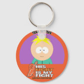 Team Butters - Round Schlüsselanhänger (Rückseite)