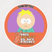 Team Butters - Stickers Etiketten (Design 1)