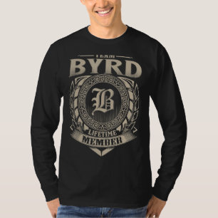 Team Byrd Lifetime Mitglied Vintag Byrd Familie T-Shirt