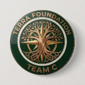 Team C – Terra Foundation Erdemblem Button (Vorderseite)