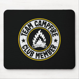 Team-Camping-Clubmitglied Camping-Crew RV-Familie Mousepad