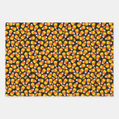 Team Candy Corn Halloween Geschenkpapier Set (Vorderseite)