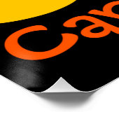 Team Candy Corn Halloween Poster (Ecke)