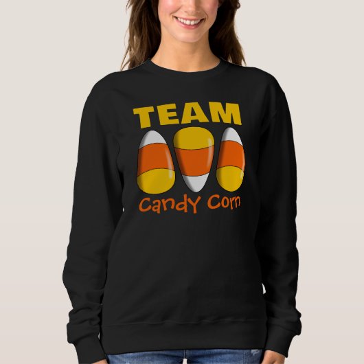 Team Candy Corn Halloween Sweatshirt (Vorderseite)