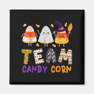 Team Candy Mais Halloween Funny mit Hexenboo Mum Magnet