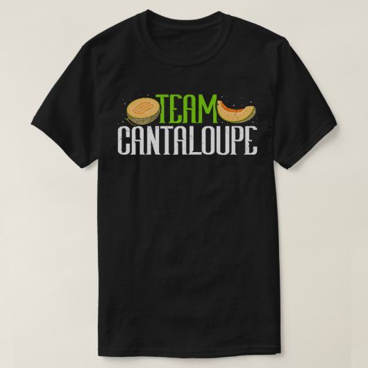 Team Cantaloupe Funny Melon Sommer Frucht Lover Fa T-Shirt (Design vorne)