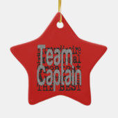 Team Captain Extraordinaire Keramikornament (Hinten)