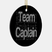 Team Captain Extraordinaire Keramikornament (Rechts)