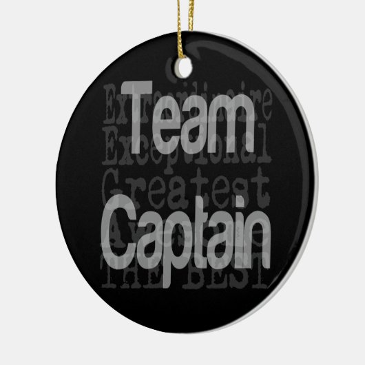 Team Captain Extraordinaire Keramikornament (Links)