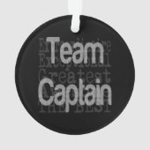 Team Captain Extraordinaire Ornament (Rückseite)