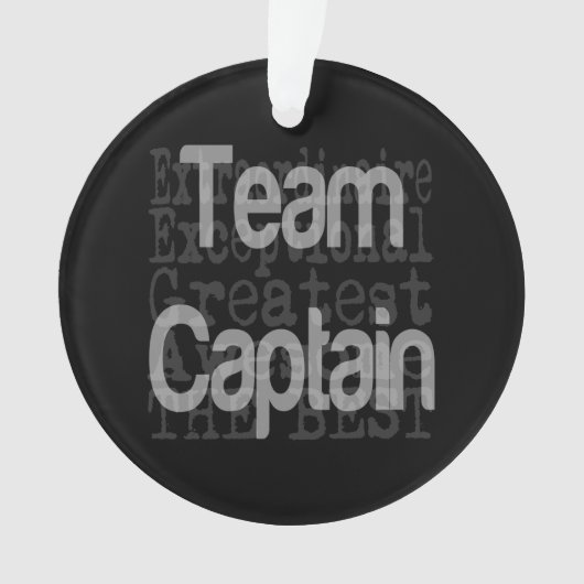 Team Captain Extraordinaire Ornament (Vorderseite)