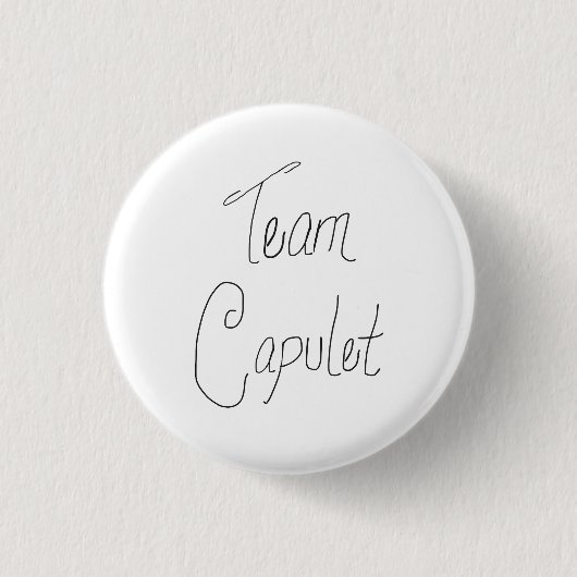 Team Capulet Button (Vorderseite)