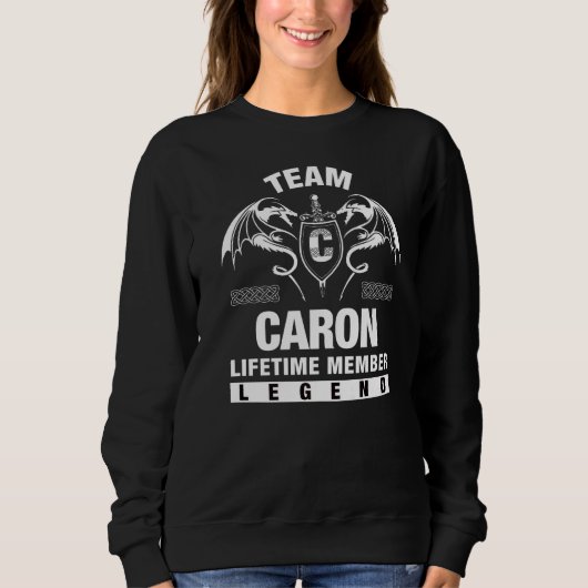 Team Caron Lifetime Mitglied Sweatshirt (Vorderseite)