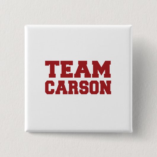 Team Carson 2016 Button (Vorderseite)