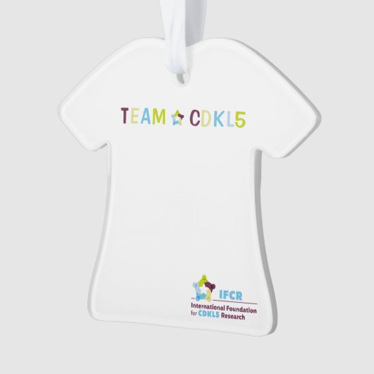 Team CDKL5 T - Shirt Ornament (Vorderseite)