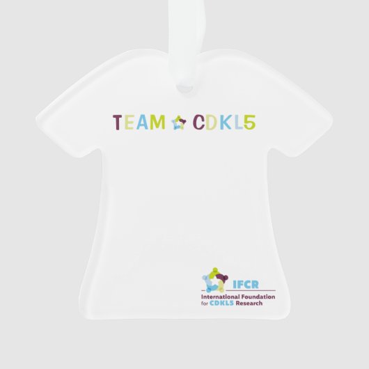 Team CDKL5 T - Shirt Ornament (Vorderseite)