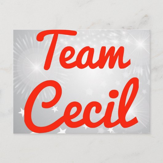 Team Cecil Postkarte (Vorderseite)