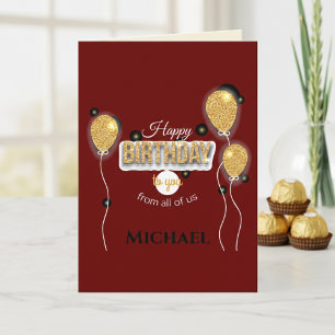 Team Celebration Happy Birthday Card Karte