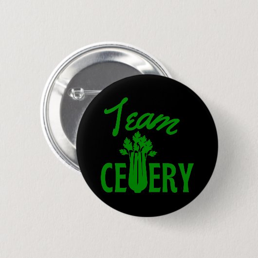 Team Celery Button (Vorne & Hinten)
