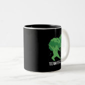 Team Celery Gesunde Gemüse 1 Zweifarbige Tasse (VorderseiteRechts)