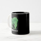 Team Celery Gesunde Gemüse 1 Zweifarbige Tasse (Vorderseite Links)