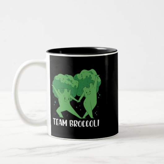 Team Celery Gesunde Gemüse 1 Zweifarbige Tasse (Links)