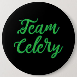 Team Celery Vegan von Vegetarian Juice Fan Geschen Button