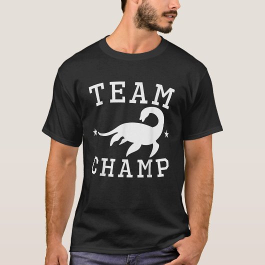 Team Champ Lake Champlain Monster T Shirt (Vorderseite)