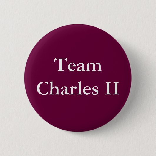Team Charles II Button (Vorderseite)