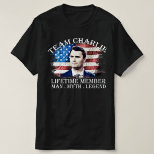 Team Charlie Lebenslanges Mitglied Mann Mythos Leg T-Shirt