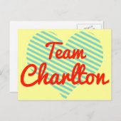 Team Charlton Postkarte (Vorne/Hinten)