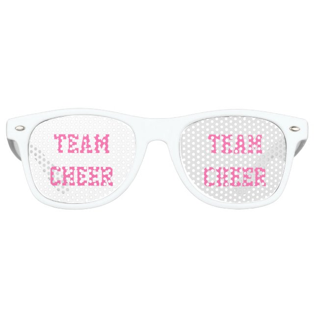 Team Cheer Sunglasses Partybrille (Vorderseite)