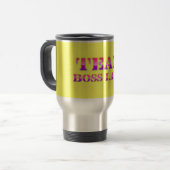 Team-Chef-Dame Travel Mug Reisebecher (Vorderseite Links)