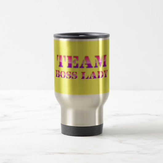 Team-Chef-Dame Travel Mug Reisebecher (Mittel)