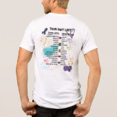 Team Cherokee Unbreakable Tour Men's Tee (White) (Rückseite)