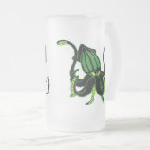 TEAM-CHOCO Bier-Tasse Mattglas Bierglas (VorderseiteRechts)